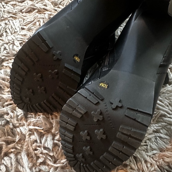 $160 Gianni Bini Elegant Black Ankle Boots Sz 10 - Picture 5 of 6